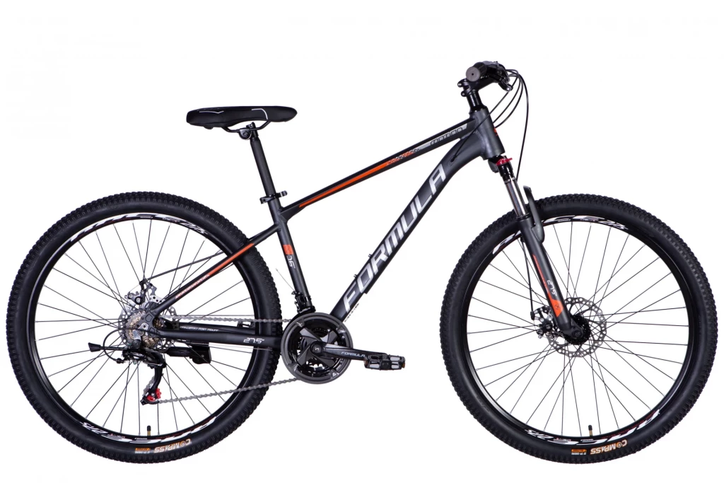 Велосипед AL 27.5" Formula MOTION DD FR рама-16" сіро-сріблястий (матовий) 2025, OPS-FR-27.5-251