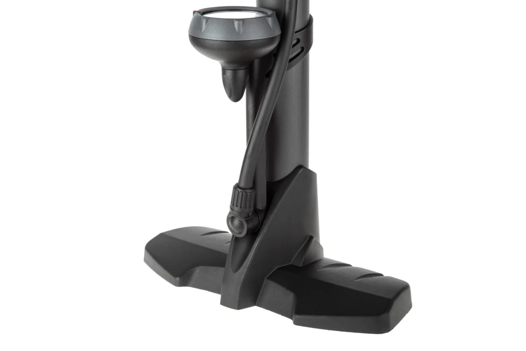 Насос підлоговий ONRIDE Azure пластик, макс. тиск 160 psi, голівка з двома отворами під FV/AV, 2526116103490