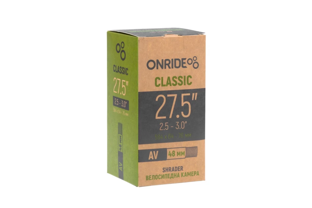 Камера ONRIDE Classic 27,5"x2,5-3,0" (584x64-76) AV 48, 2526116102916