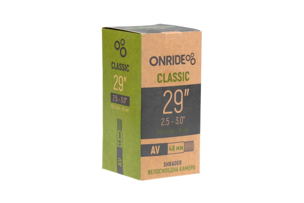 Камера ONRIDE Classic 29"x2,5-3,0" (622x64-76) AV 48,  2526116102920